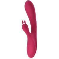 VÝKONNÝ VIBRÁTOR SE DVĚMA VIBRAČNÍMI SYSTÉMY - 10 FUNKCÍ, ELASTICKÝ, STIMULÁTOR KLITORISU  - 79994071 - 4