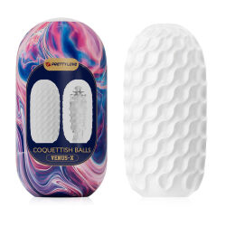 Elastický masturbátor pro muže s hrbolky 13 cm - 73200690