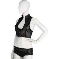 SADA EROTICKÉHO SPODNÍHO PRÁDLA - TOP A ŠORTKY S EFEKTEM WET SKIN - 73313933 - 2