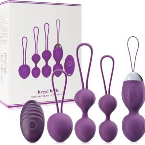 VIBRUJÍCÍ VENUŠINY KULIČKY - ELEGANTNÍ SADA S OVLADAČEM - 10 FUNKCÍ  - 64578853