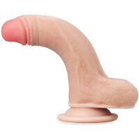 SUPER REALISTICKÉ DILDO S POSOUVAJÍCÍ SE KŮŽÍ A POHYBLIVÝM TĚLEM PENIS NA PŘÍSAVCE  - 73491564 - 2