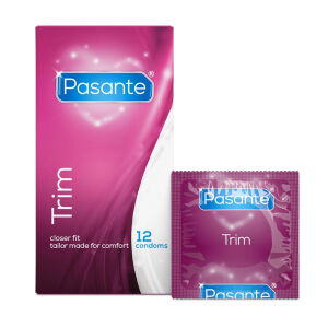 Pasante Trim těsnější kondomy lepší přizpůsobení 12 ks - 78520239