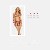 Obsessive komplet prádla s podvazkovým pásem Nudelia - 78497552 - 5