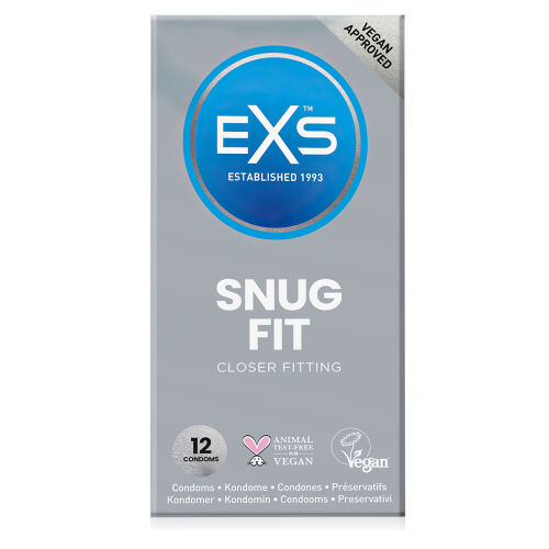 Kondom EXS SNUG CLOSER FIT 12 ks užší lepší přizpůsobení - 70678269