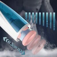 POKROČILÝ POSUVNĚ-ROTAČNÍ MASTURBÁTOR KE STIMULACI PENISU  - 75302689 - 3