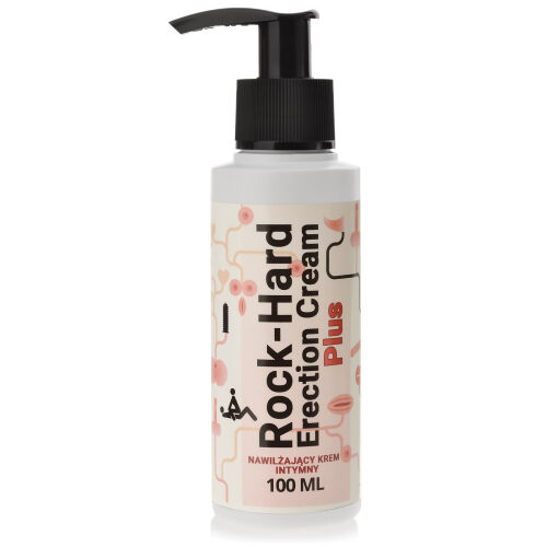 ROCK-HARD ERECTION CREAM PLUS 100 ml - PENIS TVRDÝ JAKO SKÁLA KRÉM NA POSÍLENÍ EREKCE  - 79787823