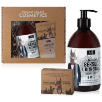 Veganský set pro muže DOBERMAN gel+mýdlo - 73008819 - 5