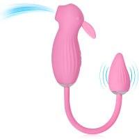 Králíček se sacím stimulátorem a vibračním vajíčkem - 77453271 - 7