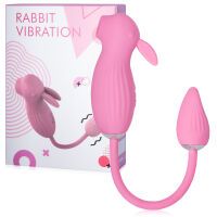 Králíček se sacím stimulátorem a vibračním vajíčkem - 77453271 - 2