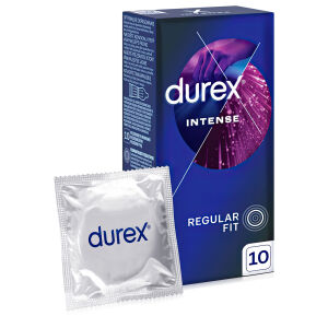 Durex Intense Kondomy s výstupky a speciálním lubrikantem 10 ks - 78236317