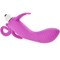 VIBRÁTOR G SPOT SE STIMULÁTOREM KLITORISU A ANUSU SEX MASAŽÉR  - 75984869 - 2