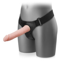 MEGA DLOUHÉ DILDO S POHYBLIVÝM PENISEM, NA PÁSECH STRAP-ON – 71933731 - 2