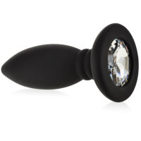 SILIKONOVÝ ANÁLNÍ KOLÍK 7 cm ANAL PLUG S KAMÍNKEM  - 77351760 - 2