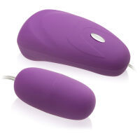 SILNĚ VIBRUJÍCÍ SMYSLNÉ VAJÍČKO DO ŠTĚRBINKY - FIALOVÉ  - 82786614 - 2