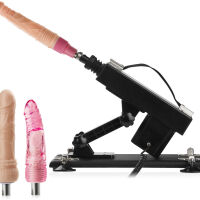 SEX MAŠINA - 420 POHYBŮ ZA MINUTU - SILNÝ POSUVNÝ VIBRÁTOR + SADA TŘÍ DILDO  - 70312023 - 2