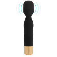 Černý mini masážní wand 10 funkcí vodotěsný 14,5 cm - 73657780 - 6