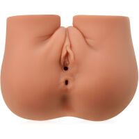 SUPERREALISTICKÝ MASTURBÁTOR UMĚLÁ VAGÍNA A ANUS Z KŮŽE CYBERSKIN  - 77862263 - 3