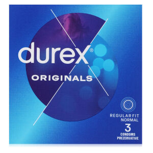 Durex Originals klasické latexové kondomy 3 ks - 72848307