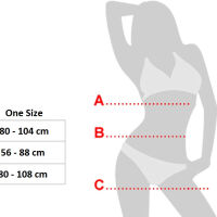 ODVÁŽNÉ  BODYSTOCKING BSL 96126 - 4