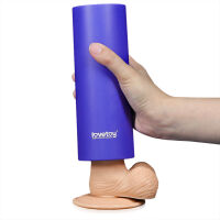 Oboustranný modrý masturbátor pro muže s výstupky - 72809194 - 2