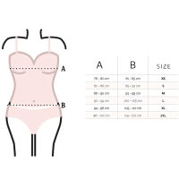 Komplet krajková košilka + tanga Dkaren Jolie - 72457933 - 4
