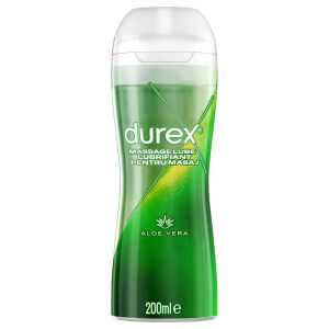 DUREX MASSAGE LUBE ALOE VERA - ZKLIDŇUJÍCÍ INTIMNÍ MASÁŽNÍ GEL 200 ml - 78728365