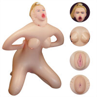 Realistická sex panenka 98 cm 3 otvory tělová – 71596473 - 3