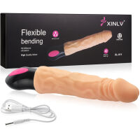 REALISTICKÝ VIBRÁTOR S PÁTEŘÍ A FUNKCÍ NAHŘÁTÍ DO 42°C - CYBERSKIN  - 78238689 - 4