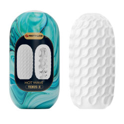 Elastický masturbátor pro muže s výstupky 13 cm - 70280321