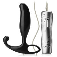 VIBRUJÍCÍ ČERNÝ STIMULÁTOR PROSTATY - WRW 4003-2 - 4