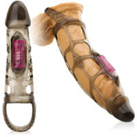 VIBRUJÍCÍ SÍŤKOVANÝ NÁVLEK NA PENIS - NEZAPOMENUTELNÉ PROŽITKY   – 88080848 - 3