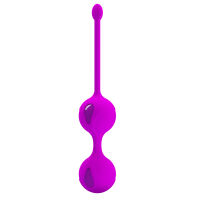 Fialové kuličky pro trénink Kegelových svalů gejša kuličky 16,3 cm - 73022846 - 5