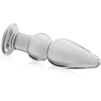 Kuličkový anální kolík skleněný plug zátka análního otvoru – 78496829 - 2
