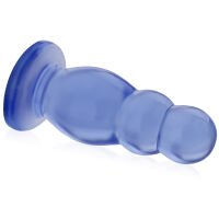 Silný gelový anální kolík, velké dildo s maximálním průměrem 6 cm - 70564008 - 2