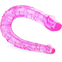 PENIS DVOUSTRANNÉ LESBICKÉ DILDO DO ANÁLU I VAGÍNY - 89000654 - 2