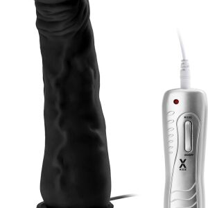 ZAHNUTÝ VIBRÁTOR Z UMĚLÉ KŮŽE CYBERSKIN, 10 SEX FUNKCÍ - 72741194