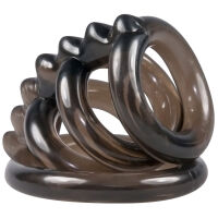 KROUŽEK V PODOBĚ 4 RINGŮ ČTYŘNÁSOBNÁ ROZKOŠ  - 74853983 - 5