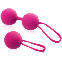 SADA K PROCVIČOVÁNÍ SVALŮ PÁNEVNÍHO DNA 3 VIBRAČNÍ VENUŠINY KULIČKY RŮŽOVÁ– 70291089 - 3