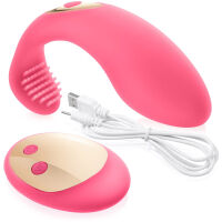 MASAŽÉR PRO PÁRY, VENUŠINY KULIČKY, STIMULAČNÍ VAJÍČKO NA DÁLKOVÉ OVLÁDÁNÍ  RŮŽOVÁ BARVA- 75635913 - 2