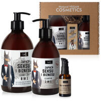 Veganská sada pro muže DOBERMAN gel + šampon + olej - 73603910 - 2