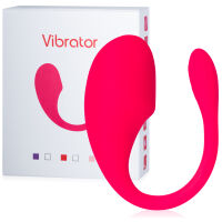 Růžové vibrační vajíčko ovládané aplikací 9 režimů - 75871882 - 2