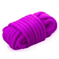 Odolné fialové lano na BDSM svazování 100% bavlna 5m - 78876133 - 2