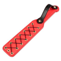 Rebellion masivní černá plácačka BDSM se šněrováním 38 cm - 72142572 - 7