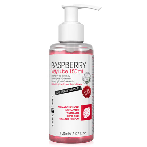 LOVELY LOVERS RASPBERRY - MALINOVÝ LUBRIKAČNÍ GEL NA SEX I MASÁŽ 150 ml - 71873948