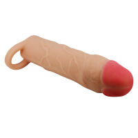 Tělový realistický návlek na penis pro zvětšení o +5 cm - 73833366 - 2