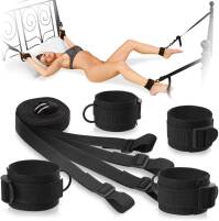 BDSM bondage set – pouta na ruce a nohy s popruhy - 77694644 - 5