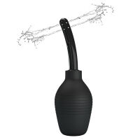 Černý intimní irigátor s balónkem pro anální sex a klystýr 310 ml - 74021258 - 6