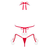 Obsessive Bobble Girl vánoční souprava spodního prádla bikini - 76421194 - 4