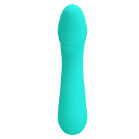 Zelený měkký silikonový vibrátor na bod G 12 funkcí - 73186190 - 5