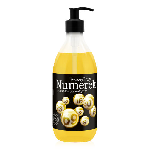 Veganský sprchový gel pro muže ŠŤASTNÉ ČÍSLO 500 ml - 77613186